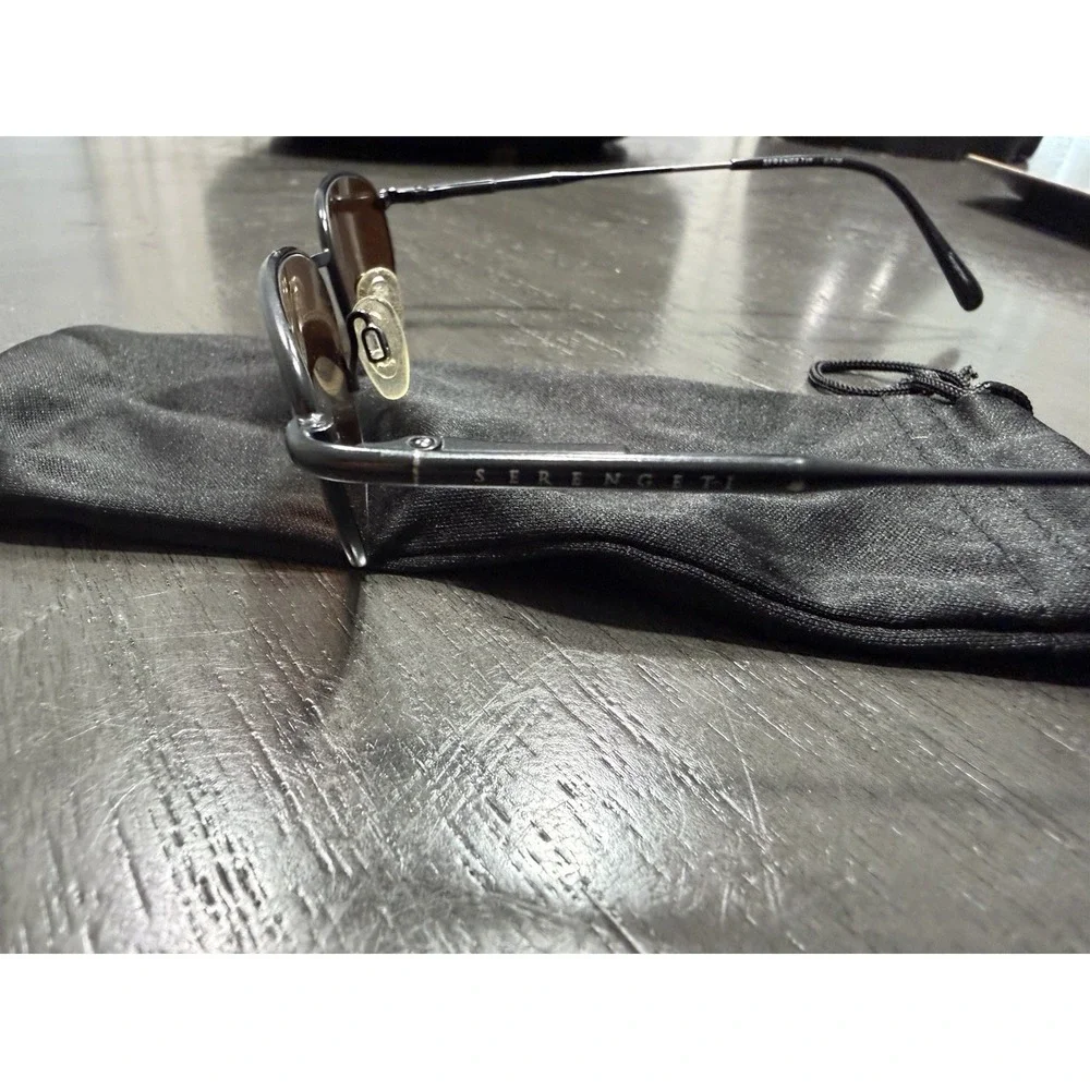 SERENGETI MODEL 6778 Sunglasses Japan Black Polished